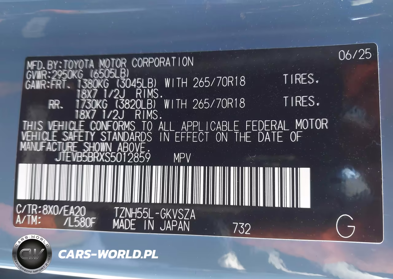 2025 Toyota 4Runner Hybrid Trd Off Road Premium VIN:JTEVB5BRXS5012859 - 9