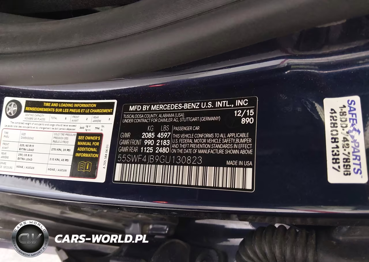 2016 Mercedes-Benz C 300 Sport VIN:55SWF4JB9GU130823 - 9
