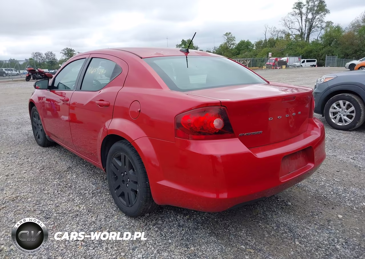 2013 Dodge Avenger Se VIN:1C3CDZAB7DN568376 - 3