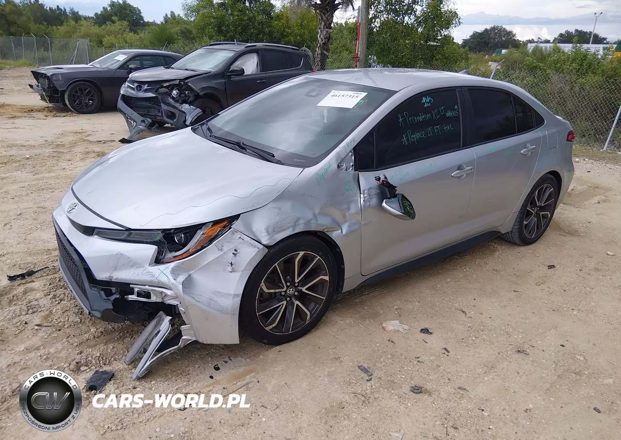 2020 Toyota Corolla Se VIN:JTDS4RCE5LJ000244 - 2