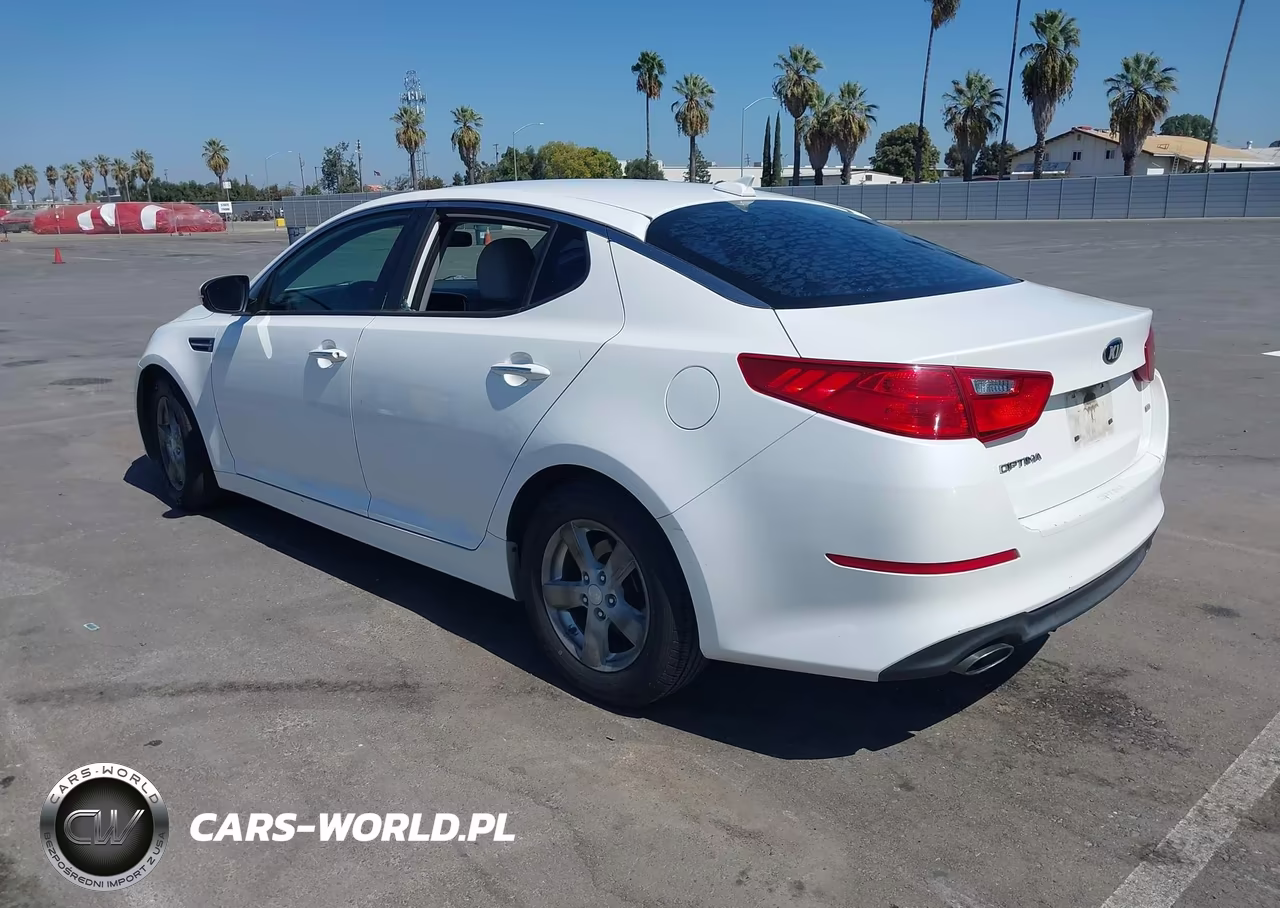 2014 Kia Optima Lx VIN:KNAGM4A78E5468765 - 3