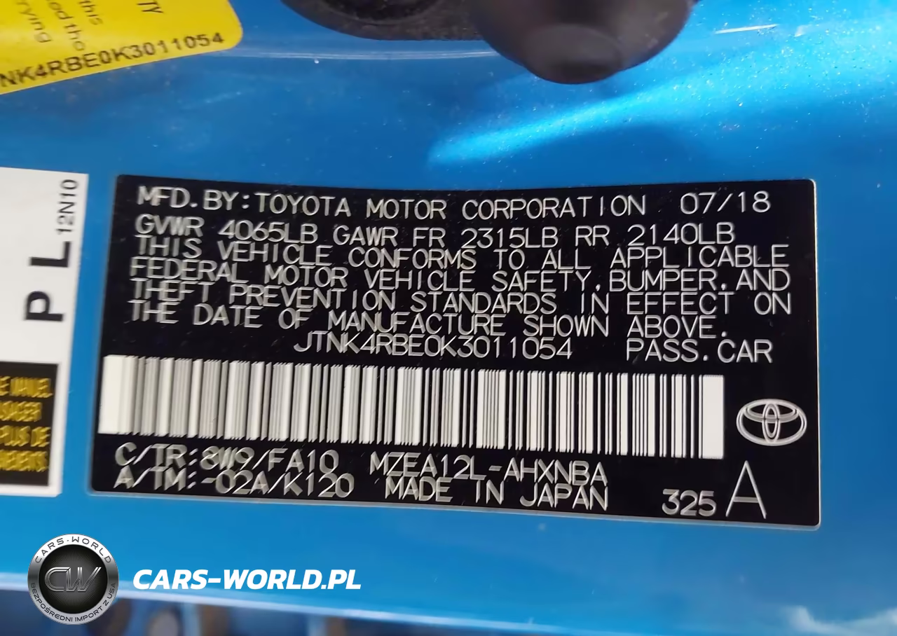 2019 Toyota Corolla Se VIN:JTNK4RBE0K3011054 - 9