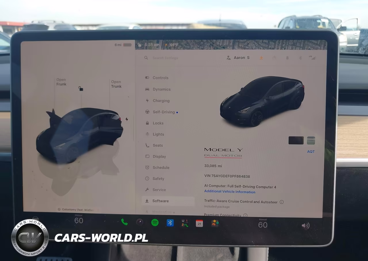 2023 Tesla Model Y Performance Dual Motor All-Wheel Drive VIN:7SAYGDEF0PF864838 - 7