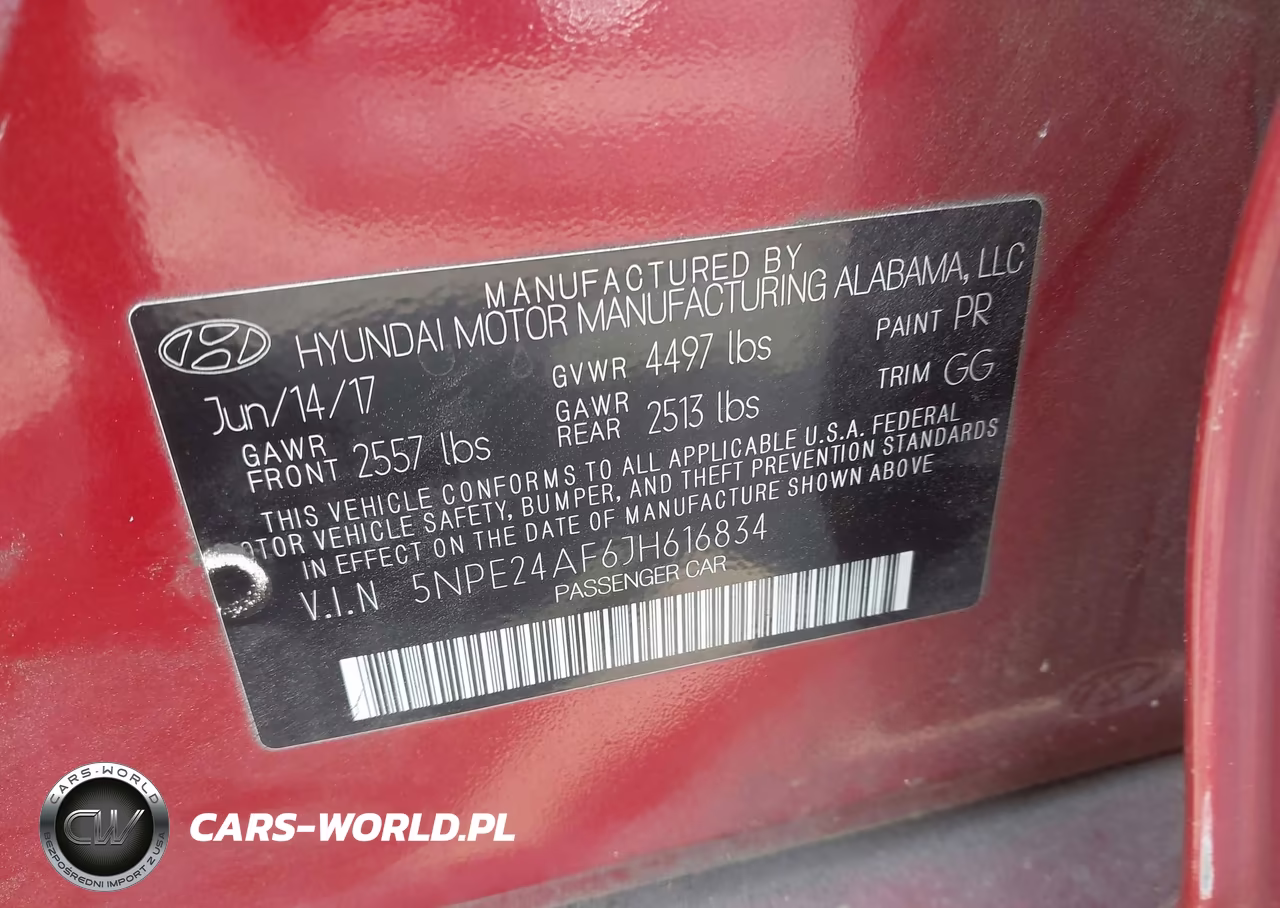2018 Hyundai Sonata Se VIN:5NPE24AF6JH616834 - 9