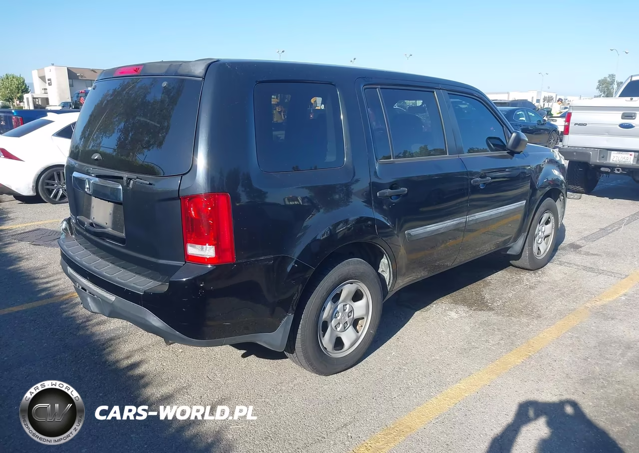 2013 Honda Pilot Lx VIN:5FNYF3H25DB038047 - 4