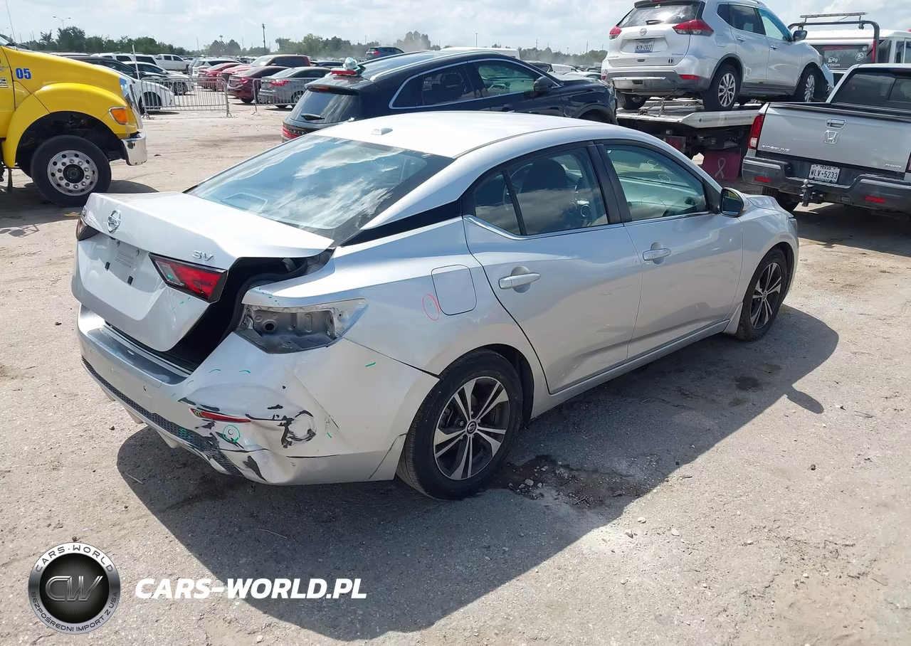 2022 Nissan Sentra Sv Xtronic Cvt VIN:3N1AB8CV8NY269674 - 4