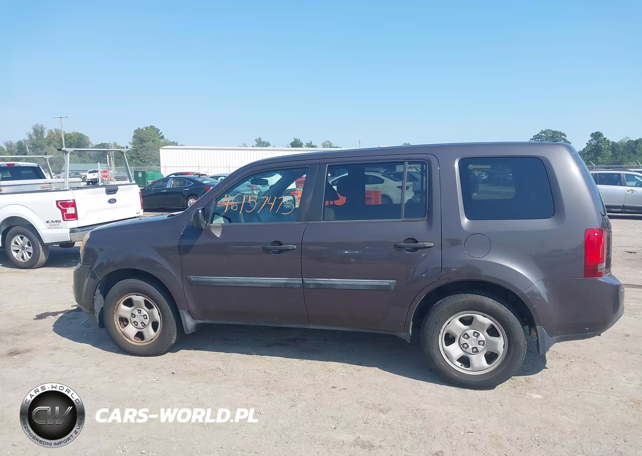 2013 Honda Pilot Lx VIN:5FNYF4H21DB042862 - 14