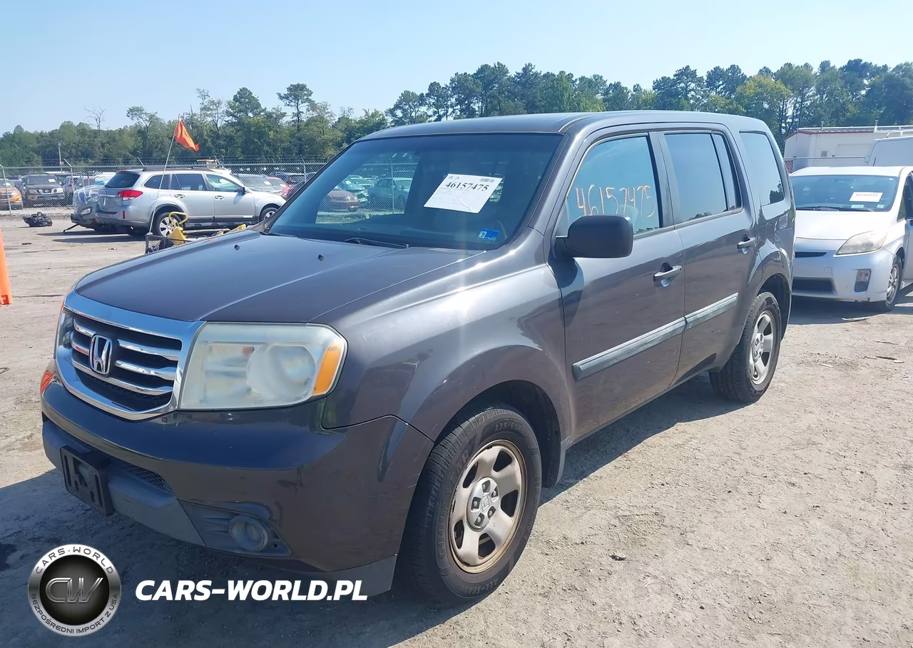 2013 Honda Pilot Lx VIN:5FNYF4H21DB042862 - 2
