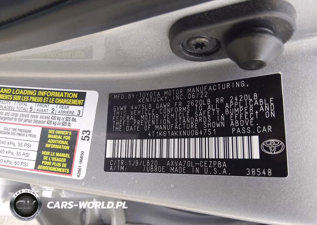 2022 Toyota Camry Xse VIN:4T1K61AKXNU064751 - 9