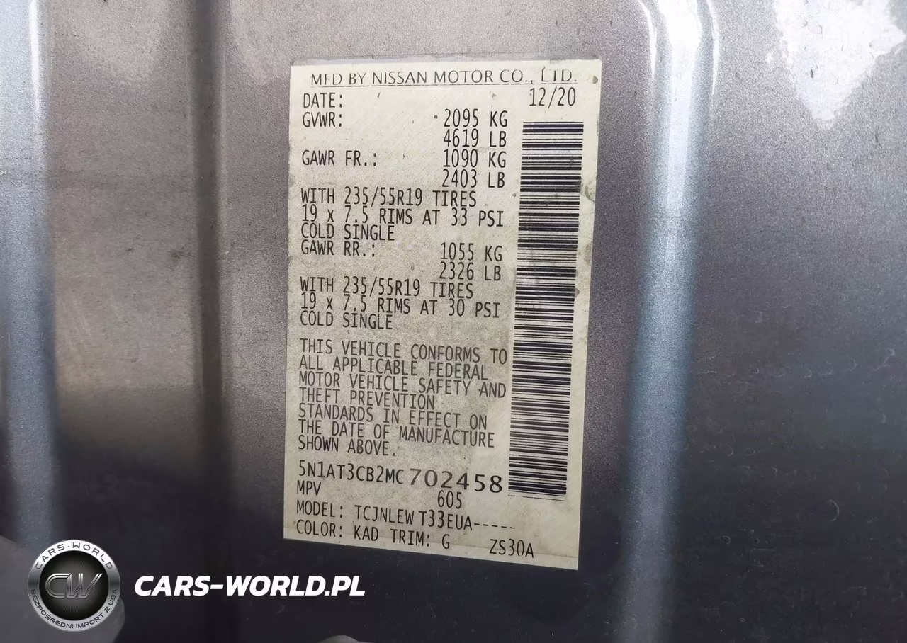 2021 Nissan Rogue Sl Intelligent Awd VIN:5N1AT3CB2MC702458 - 9