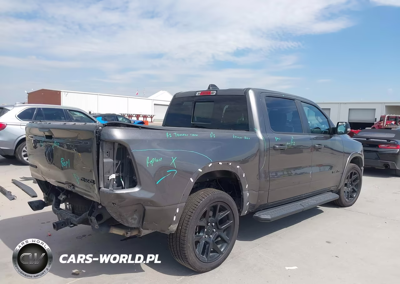 2021 Ram 1500 Laramie 4X4 5'7 Box VIN:1C6SRFJT9MN580567 - 4