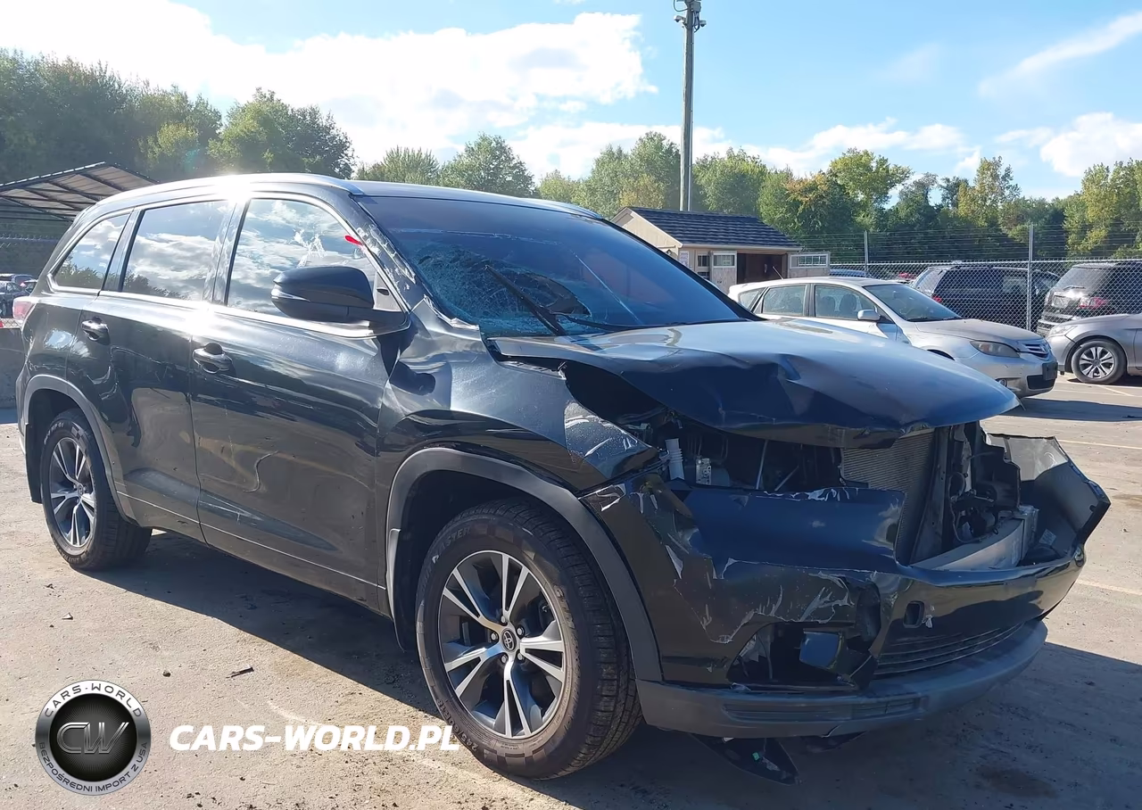 2016 Toyota Highlander Xle V6 VIN:5TDJKRFH7GS262914 - 1