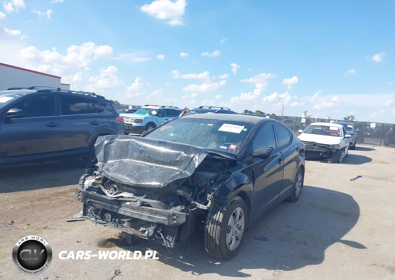 2016 Hyundai Elantra Se VIN:KMHDH4AEXGU480977 - 2