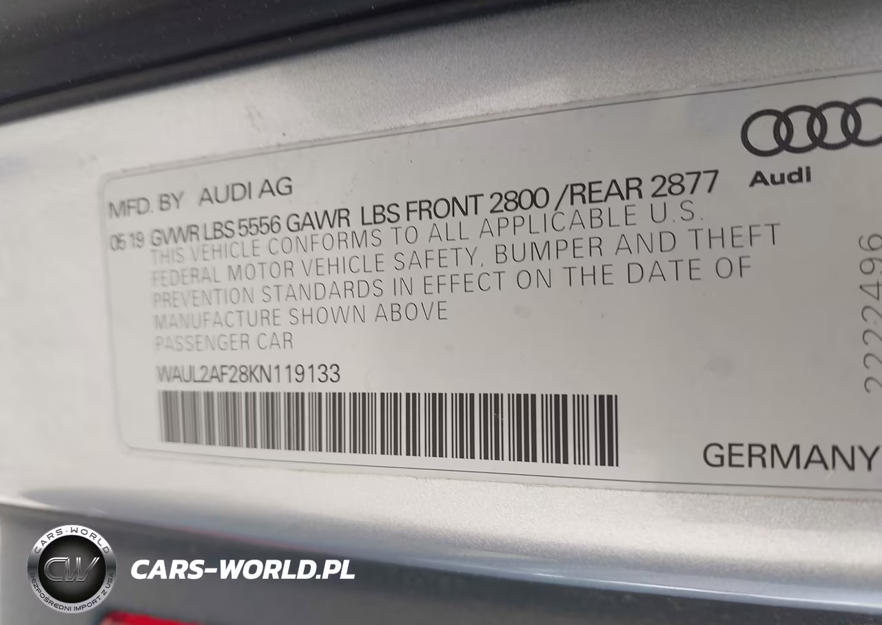 2019 Audi A6 55 Premium VIN:WAUL2AF28KN119133 - 9
