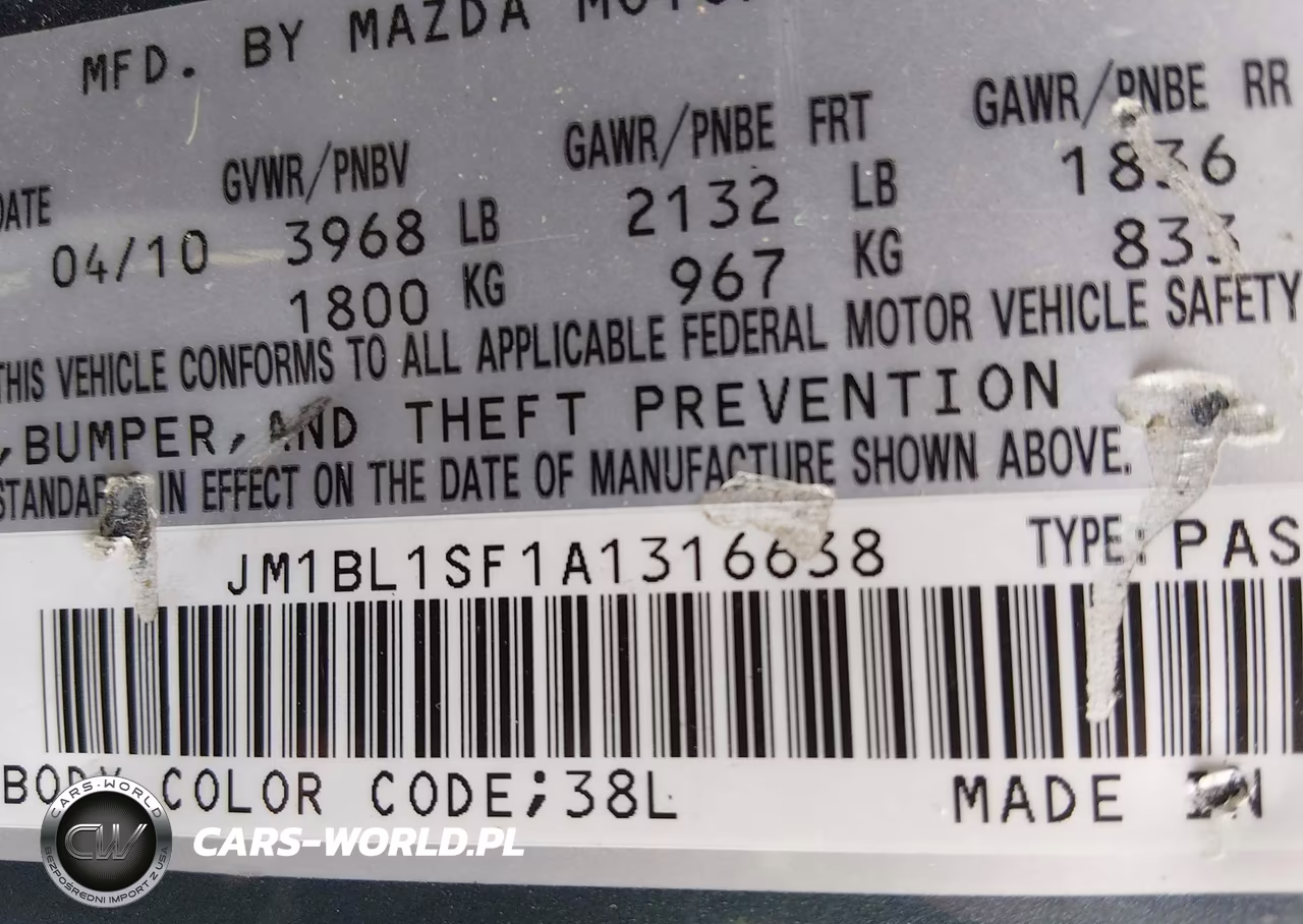 2010 Mazda Mazda3 I Touring VIN:JM1BL1SF1A1316638 - 9