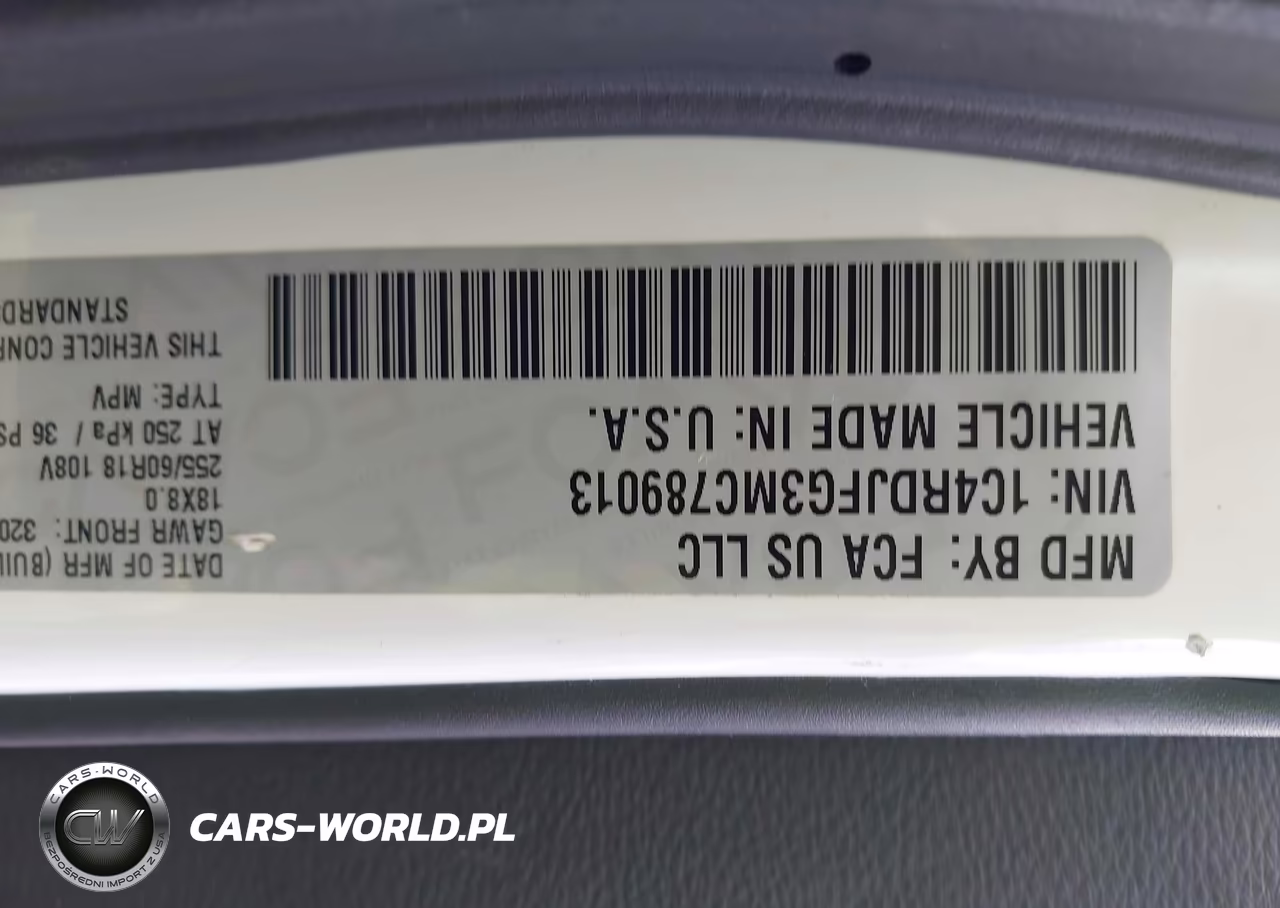 2021 Dodge Durango Pursuit Awd VIN:1C4RDJFG3MC789013 - 9