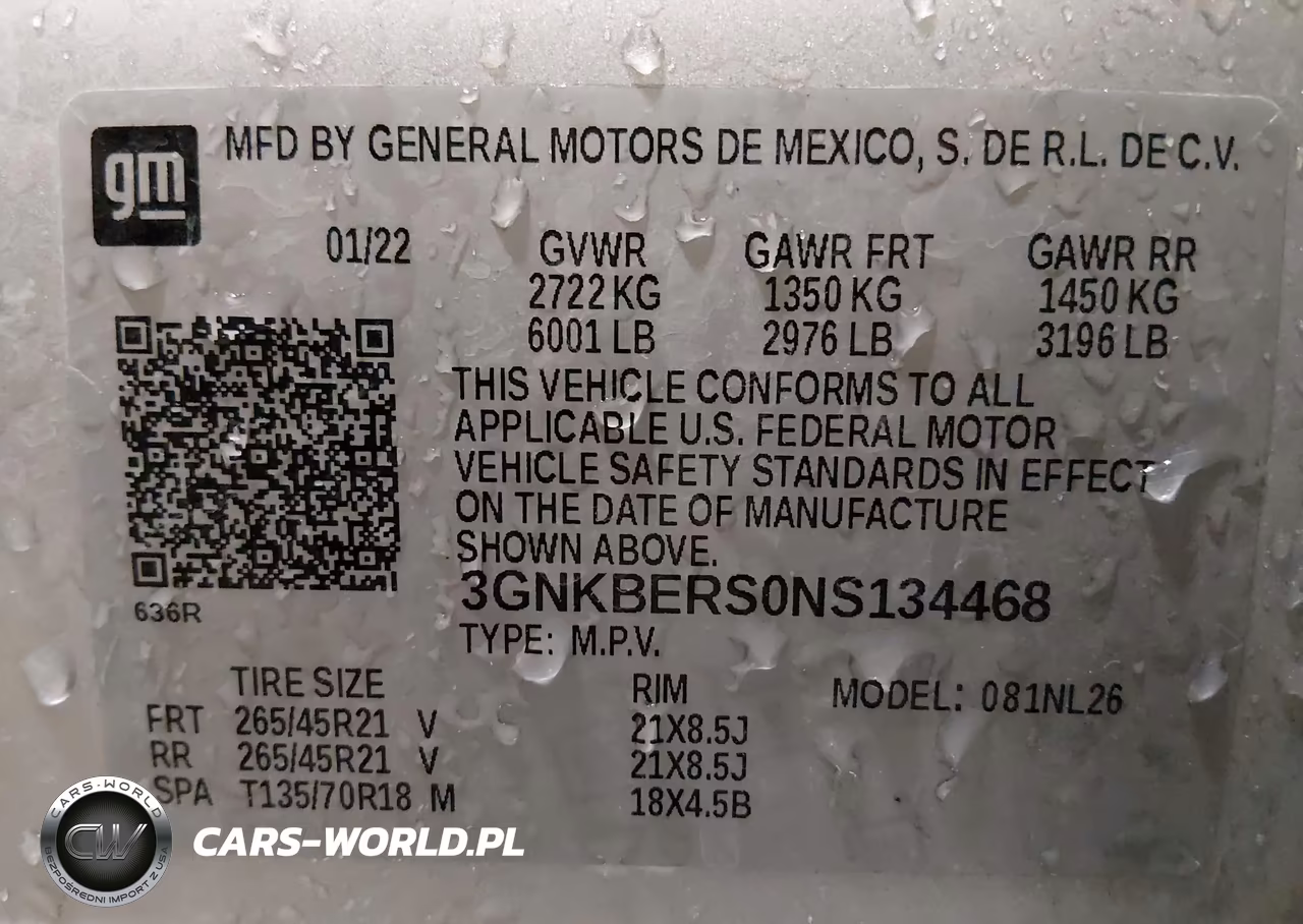 2022 Chevrolet Blazer Fwd Rs VIN:3GNKBERS0NS134468 - 9