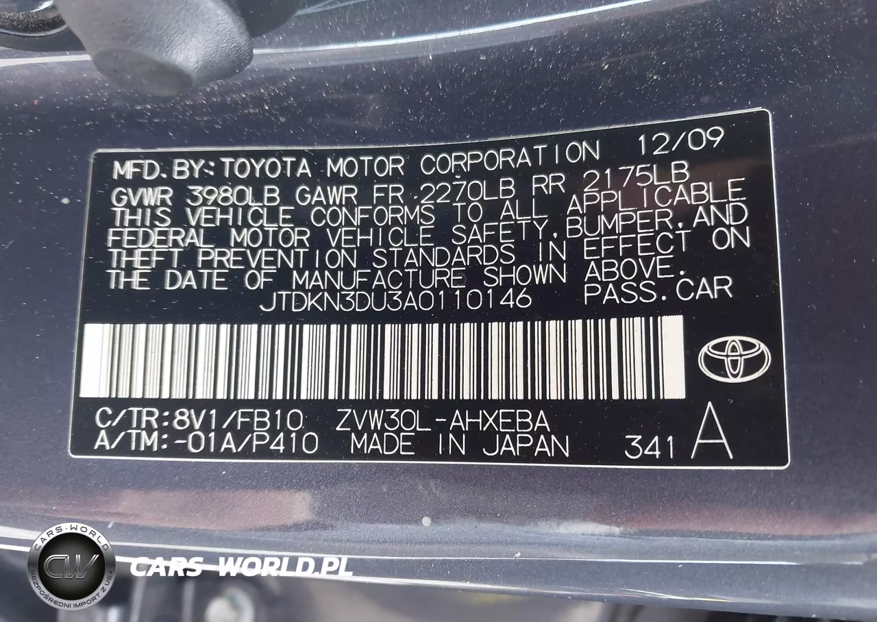 2010 Toyota Prius Ii VIN:JTDKN3DU3A0110146 - 9