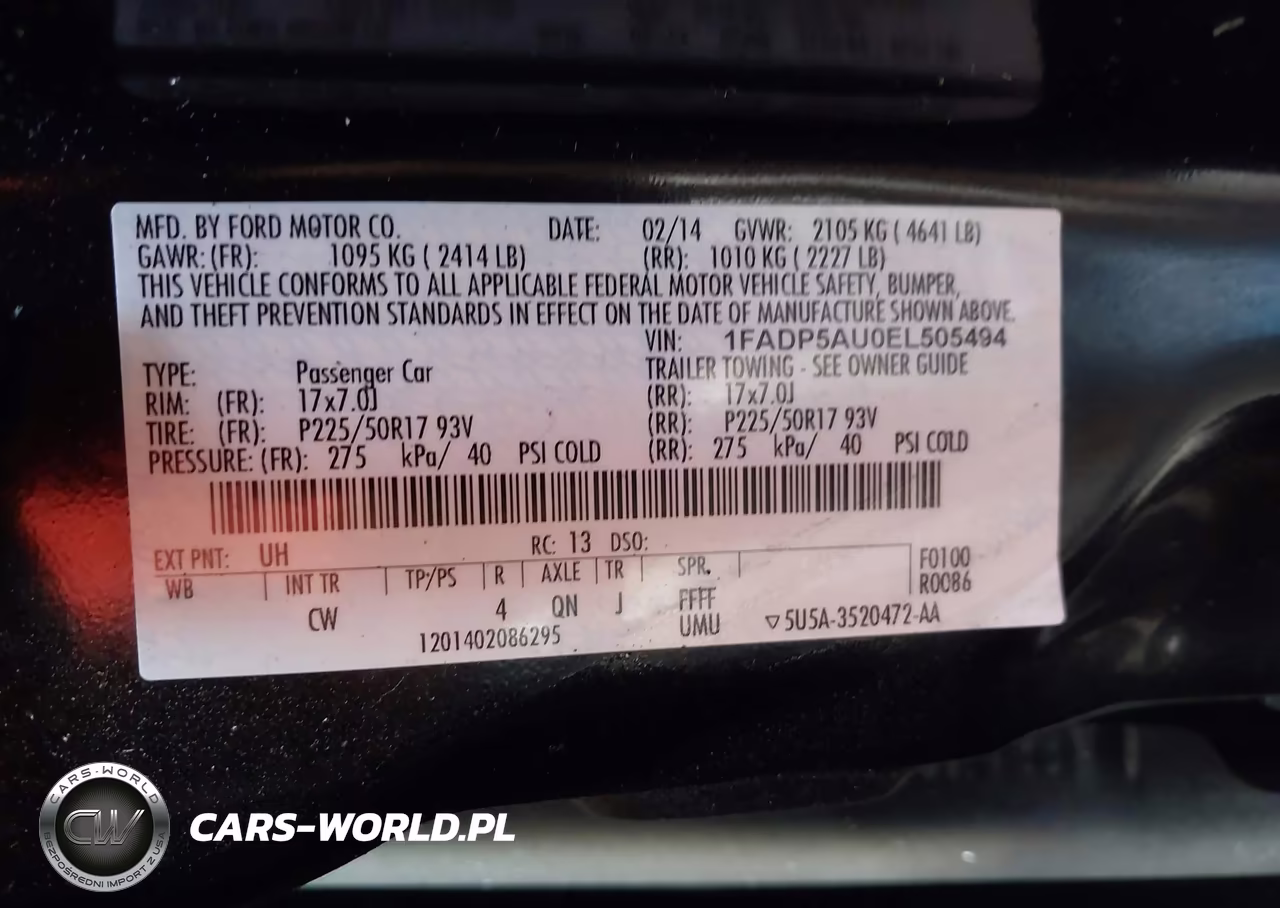2014 Ford C-Max Hybrid Se VIN:1FADP5AU0EL505494 - 9