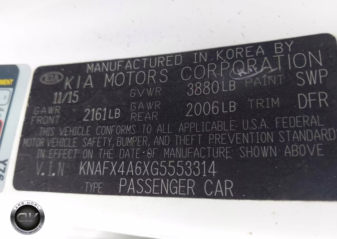 2016 Kia Forte Lx VIN:KNAFX4A6XG5553314 - 9