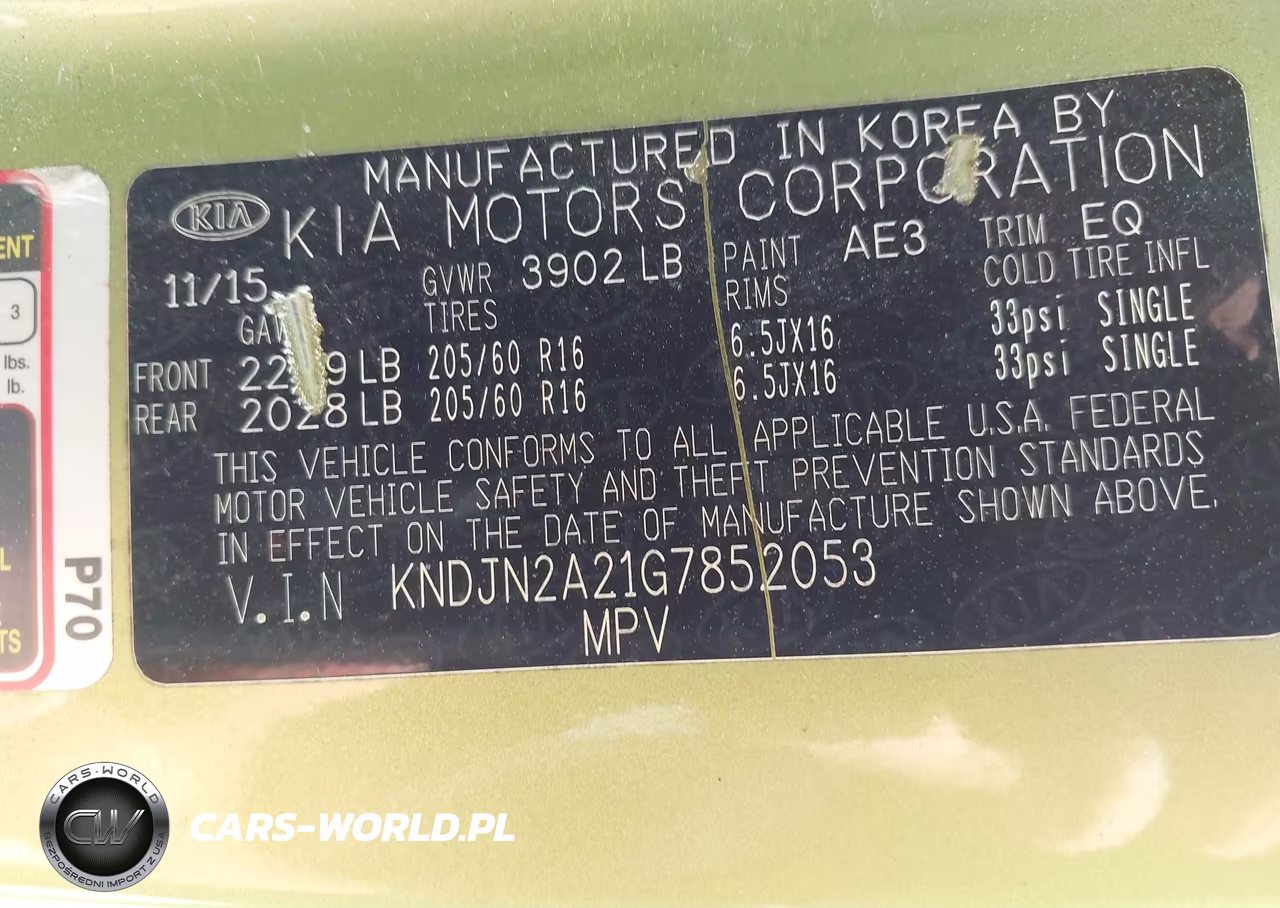 2016 Kia Soul VIN:KNDJN2A21G7852053 - 9