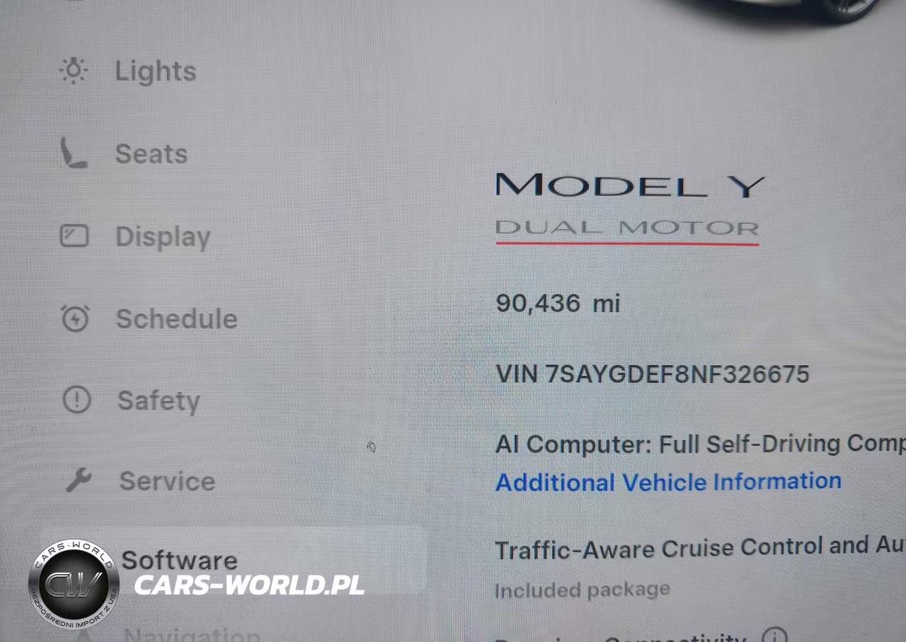 2022 Tesla Model Y Performance Dual Motor All-Wheel Drive VIN:7SAYGDEF8NF326675 - 15