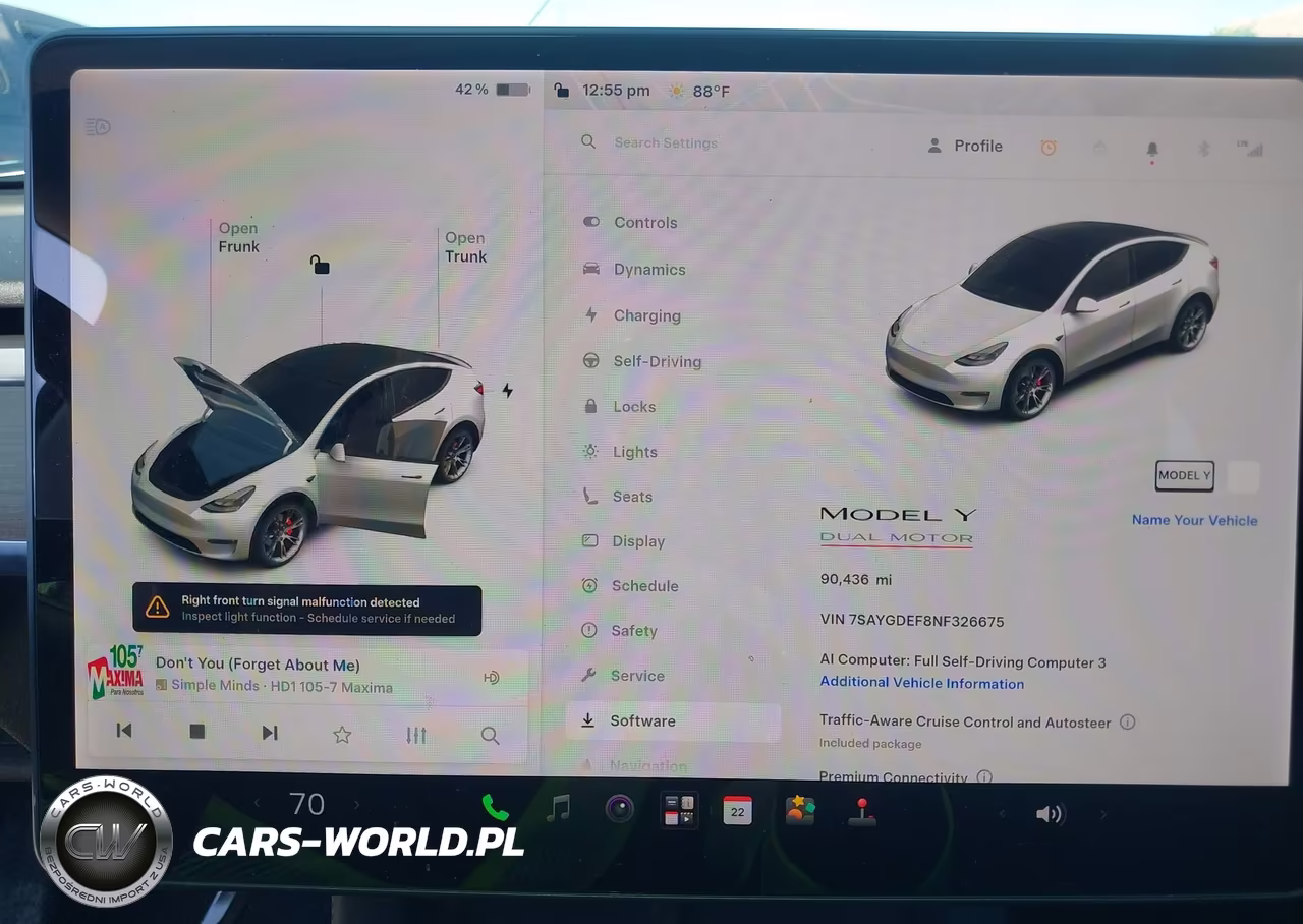 2022 Tesla Model Y Performance Dual Motor All-Wheel Drive VIN:7SAYGDEF8NF326675 - 7