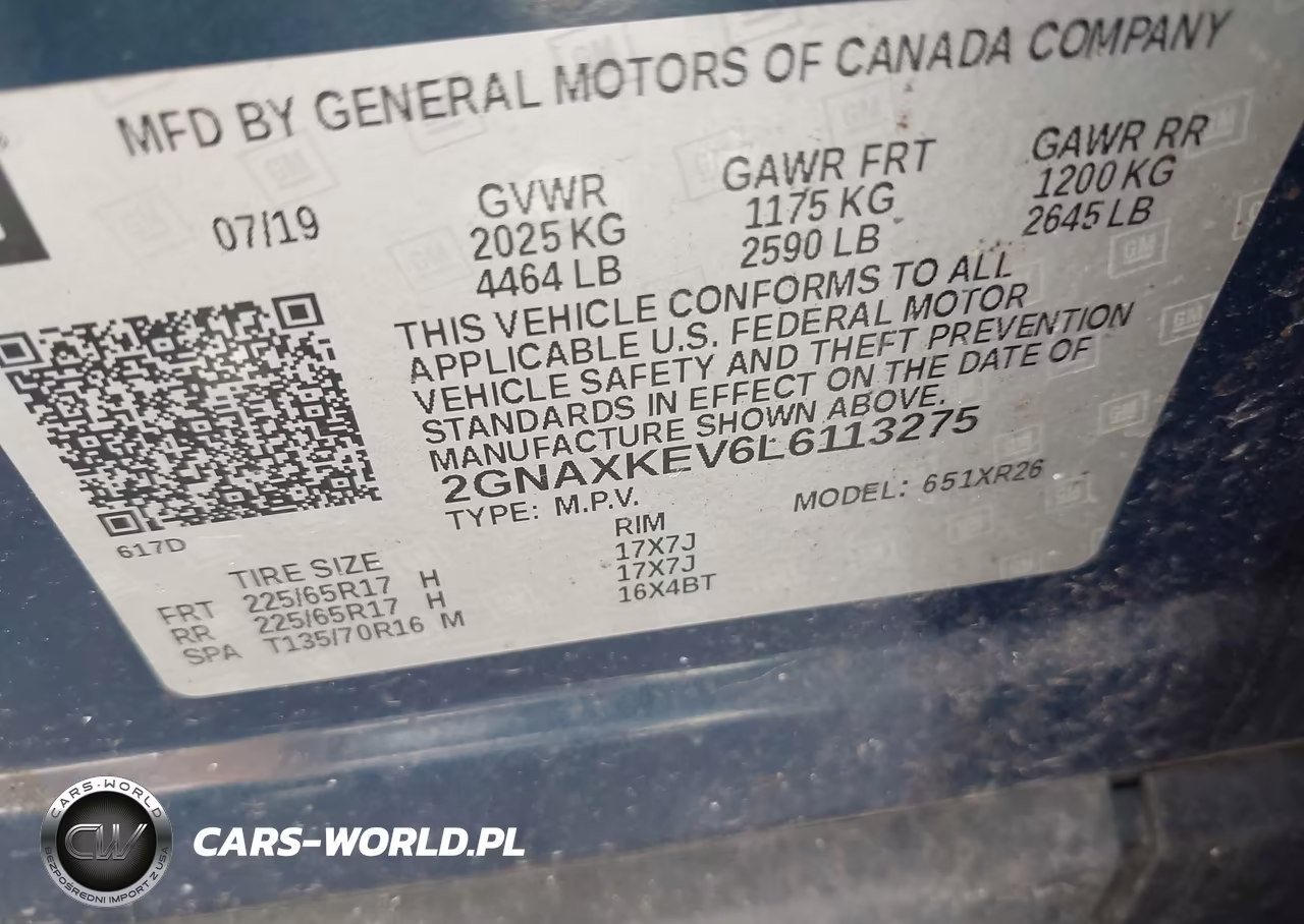 2020 Chevrolet Equinox Fwd Lt 1.5L Turbo VIN:2GNAXKEV6L6113275 - 9