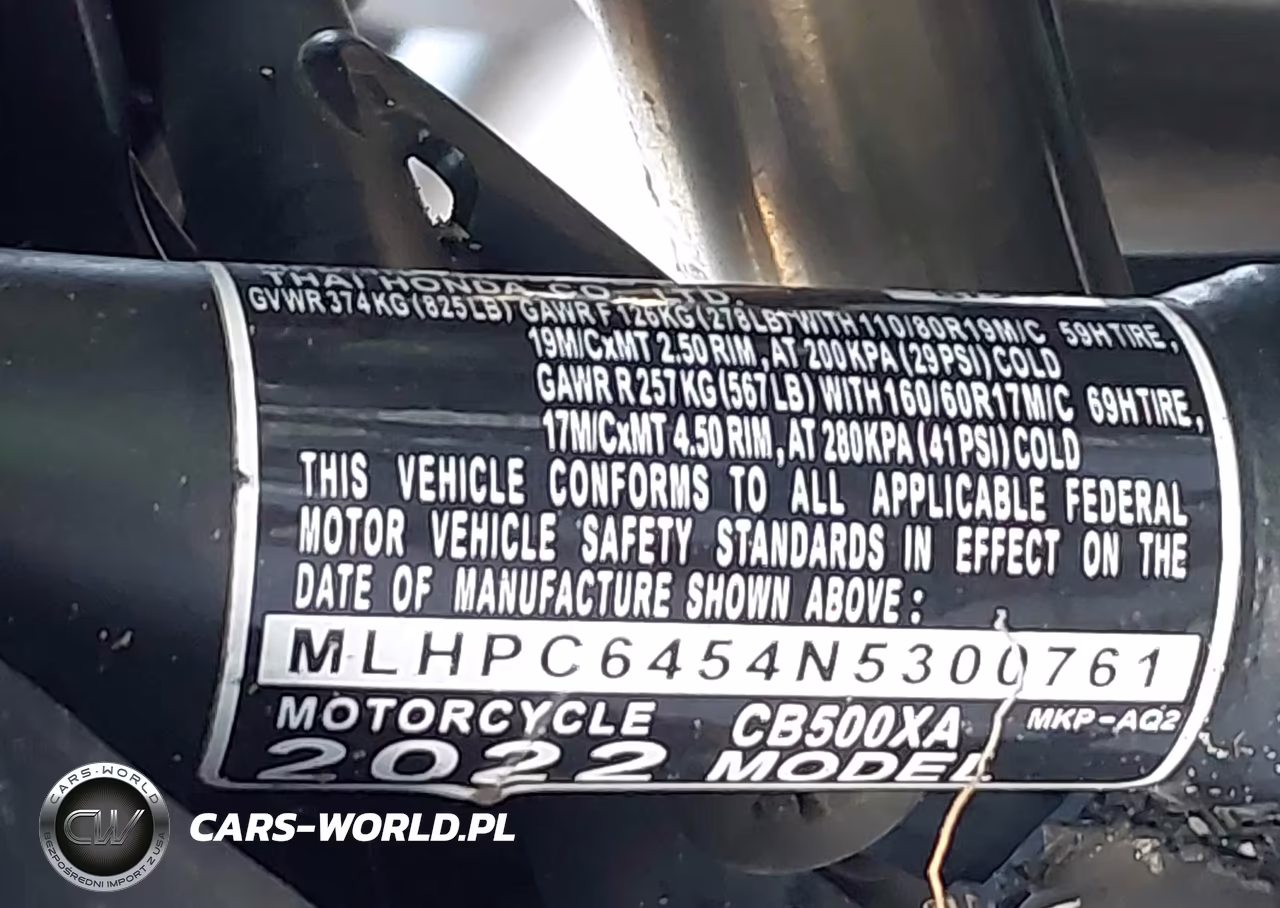 2022 Honda Cb500 Xa VIN:MLHPC6454N5300761 - 10
