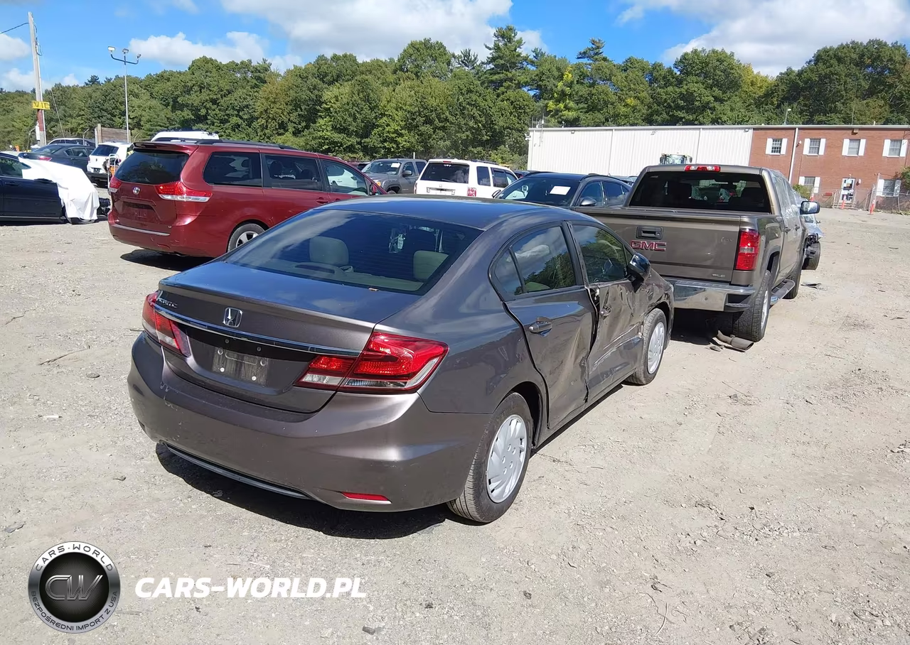 2013 Honda Civic Lx VIN:19XFB2F56DE061577 - 4