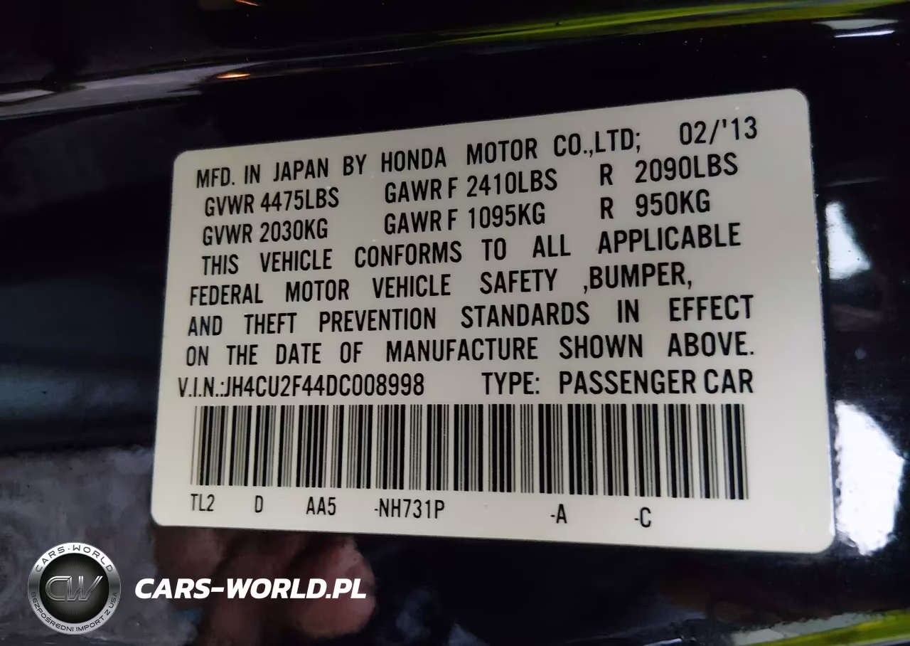 2013 Acura Tsx 2.4 VIN:JH4CU2F44DC008998 - 9