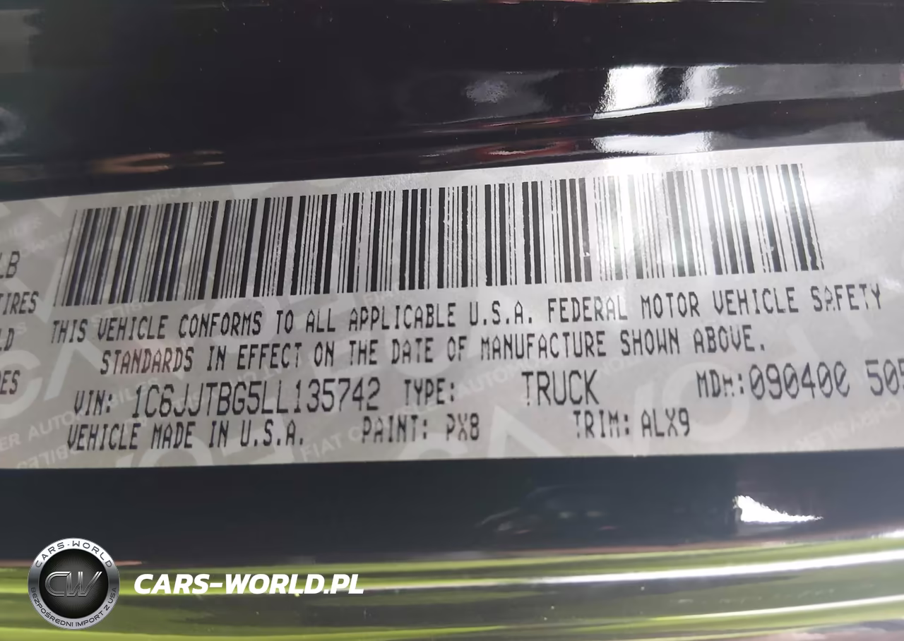 2020 Jeep Gladiator Rubicon 4X4 VIN:1C6JJTBG5LL135742 - 9