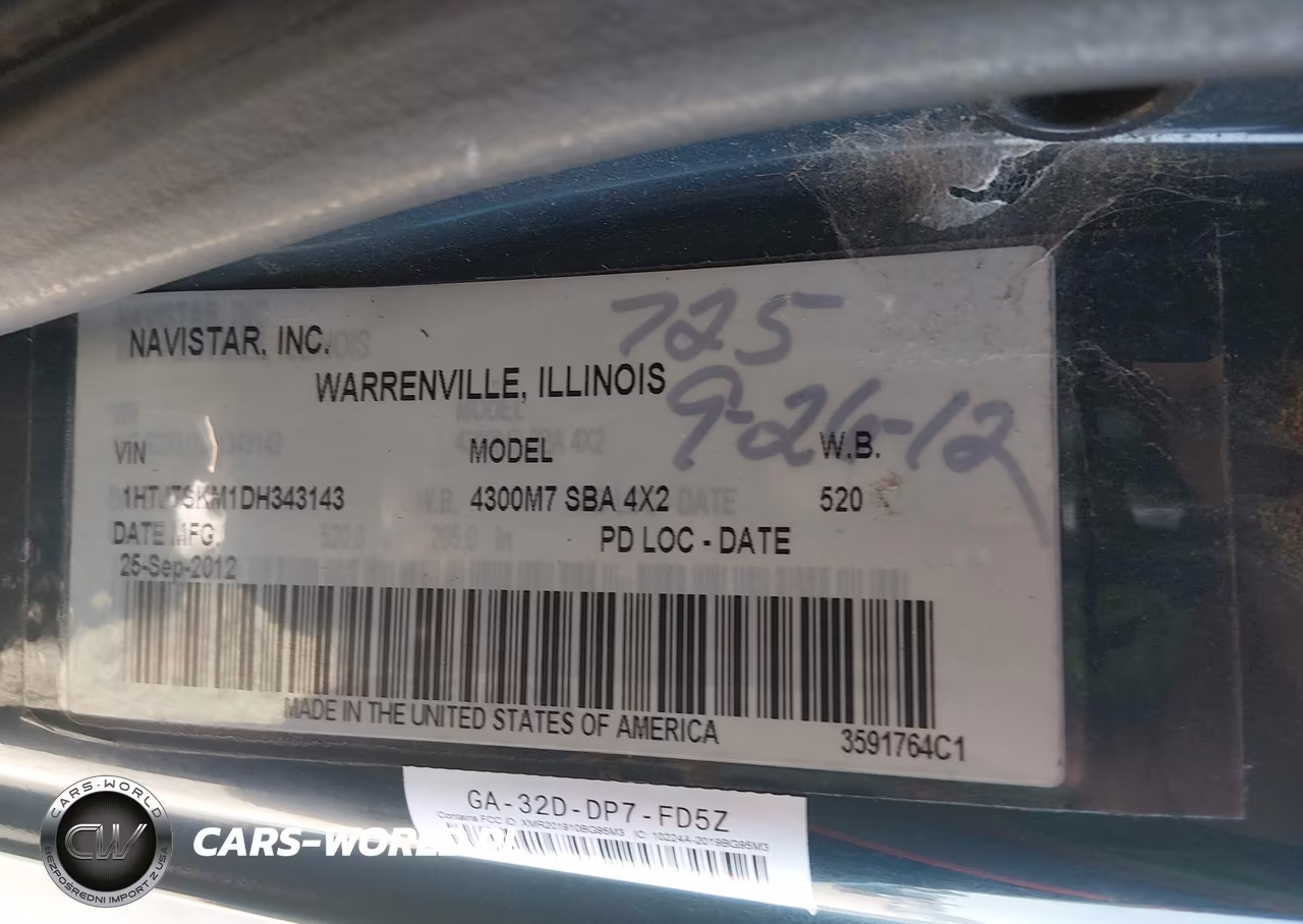 2013 International 4000 4300 VIN:1HTJTSKM1DH343143 - 9