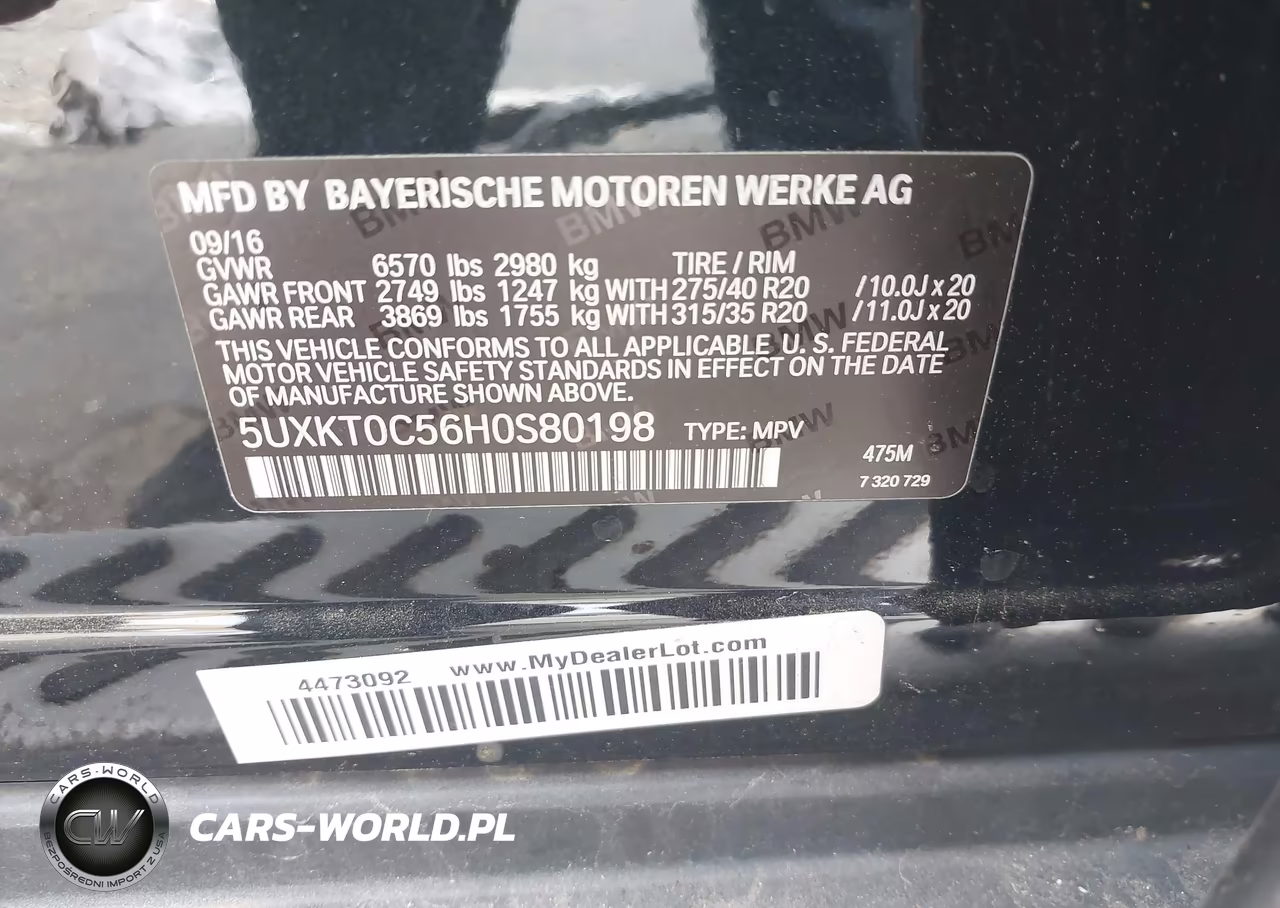 2017 BMW X5 Edrive xDrive40E Iperformance VIN:5UXKT0C56H0S80198 - 9