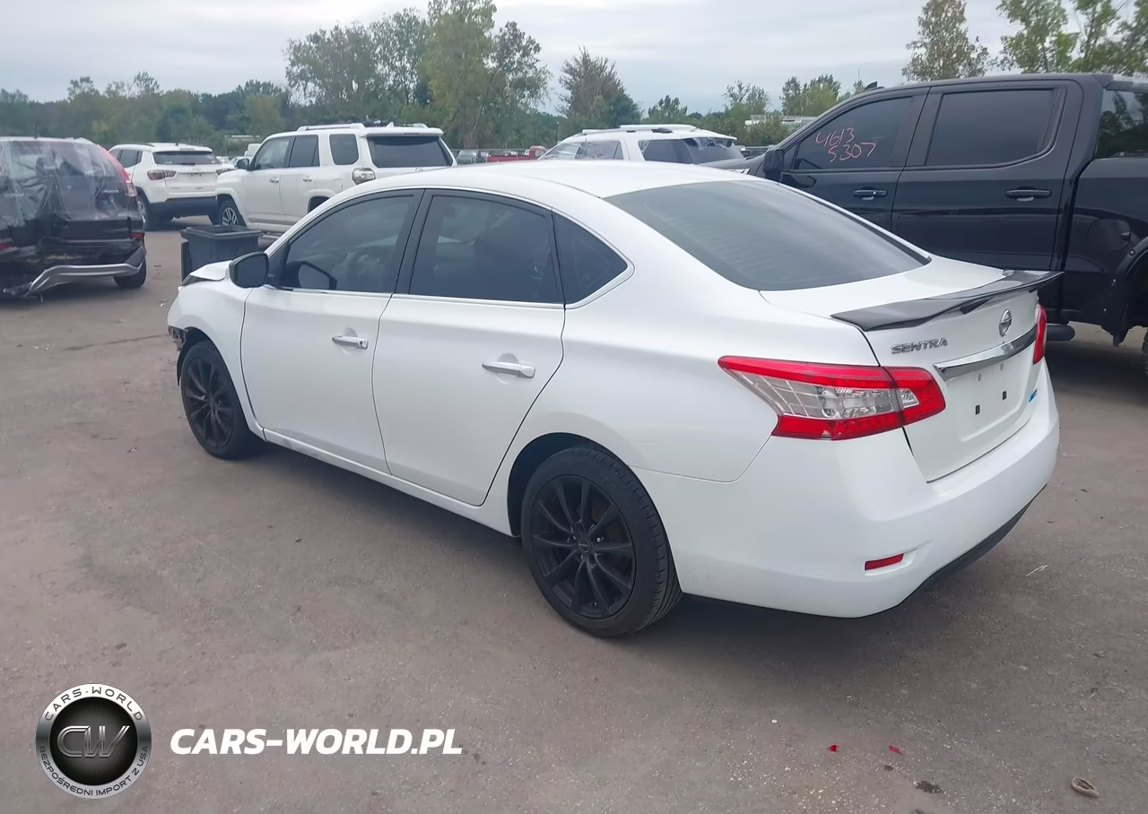 2013 Nissan Sentra Sv VIN:3N1AB7AP2DL764656 - 3