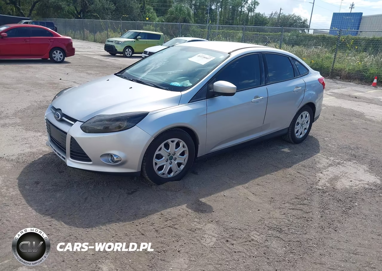2012 Ford Focus Se VIN:1FAHP3F24CL298599 - 2