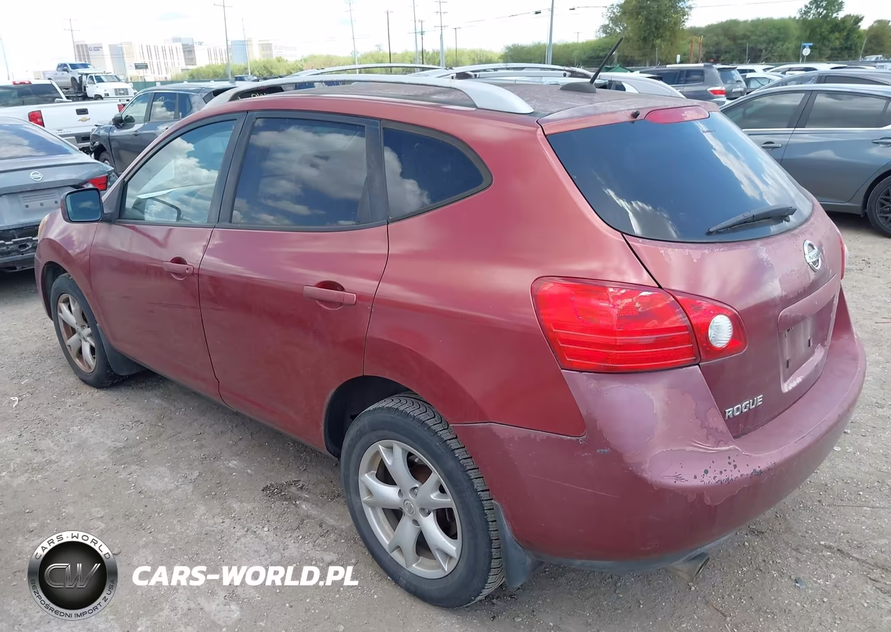 2008 Nissan Rogue Sl VIN:JN8AS58T08W022412 - 3