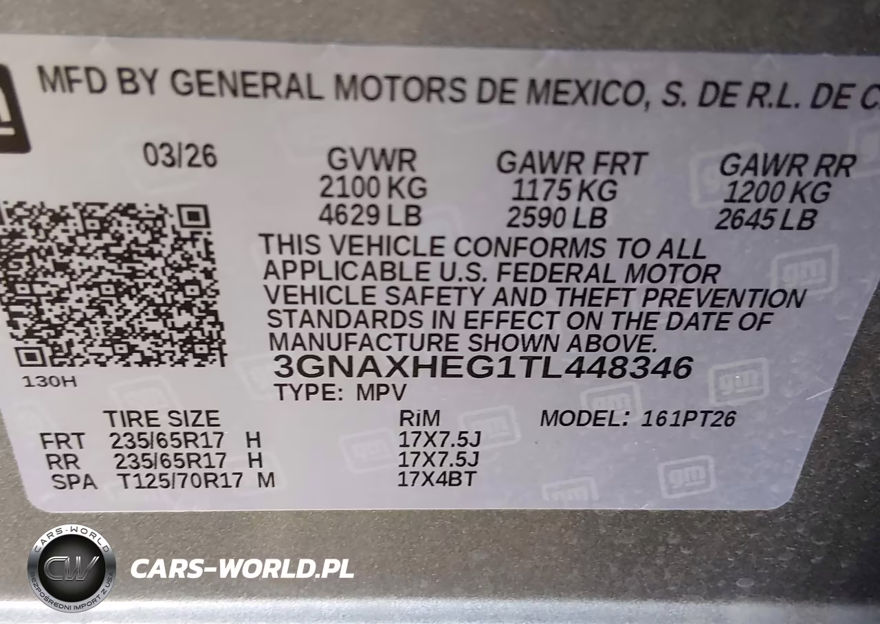 2026 Chevrolet Equinox Fwd Lt VIN:3GNAXHEG1TL448346 - 9
