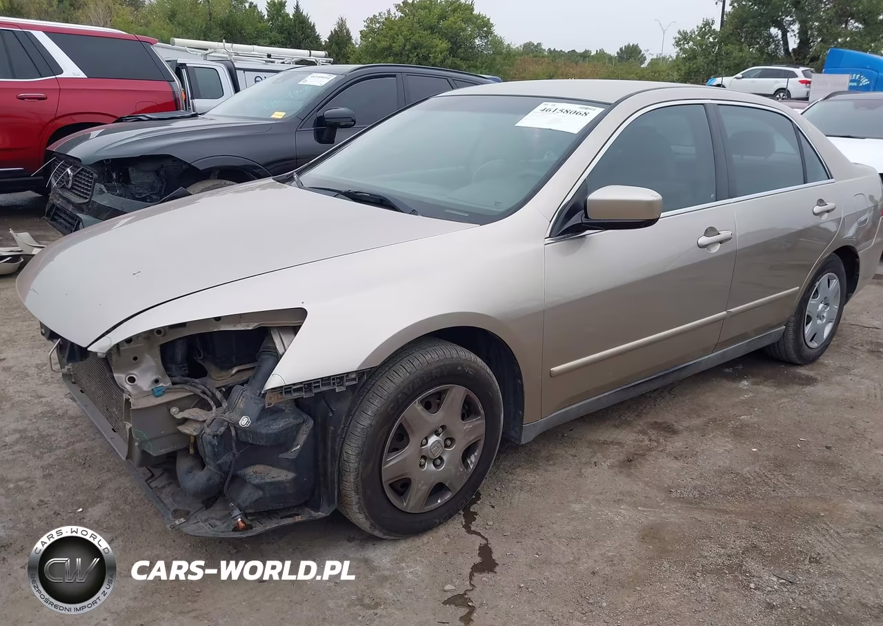 2007 Honda Accord 2.4 Lx VIN:3HGCM56487G700199 - 2