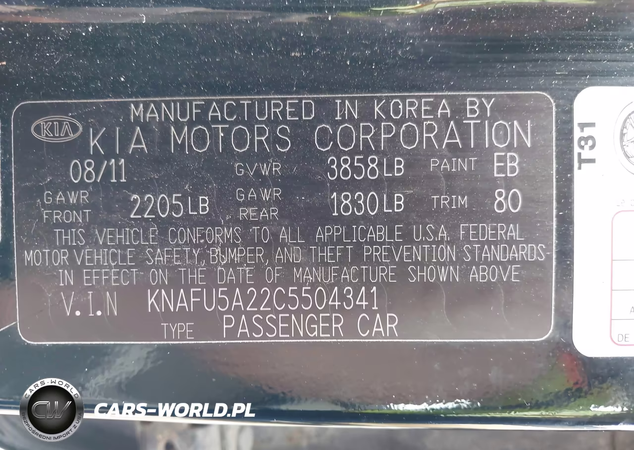 2012 Kia Forte Ex VIN:KNAFU5A22C5504341 - 9