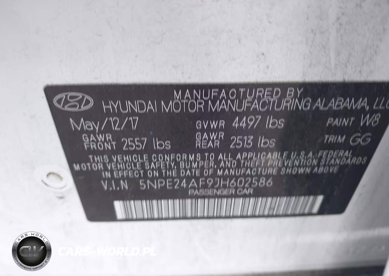 2018 Hyundai Sonata Se VIN:5NPE24AF9JH602586 - 9