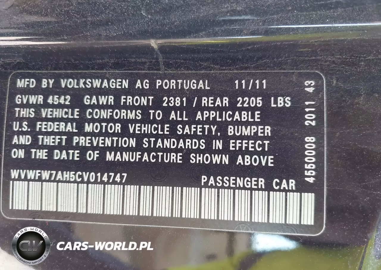 2012 Volkswagen Eos Executive VIN:WVWFW7AH5CV014747 - 9