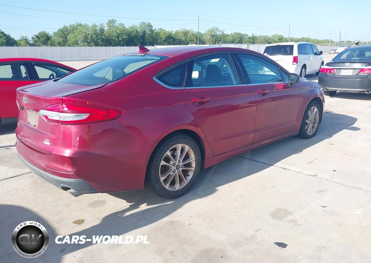 2019 Ford Fusion Se VIN:3FA6P0HD8KR275170 - 4