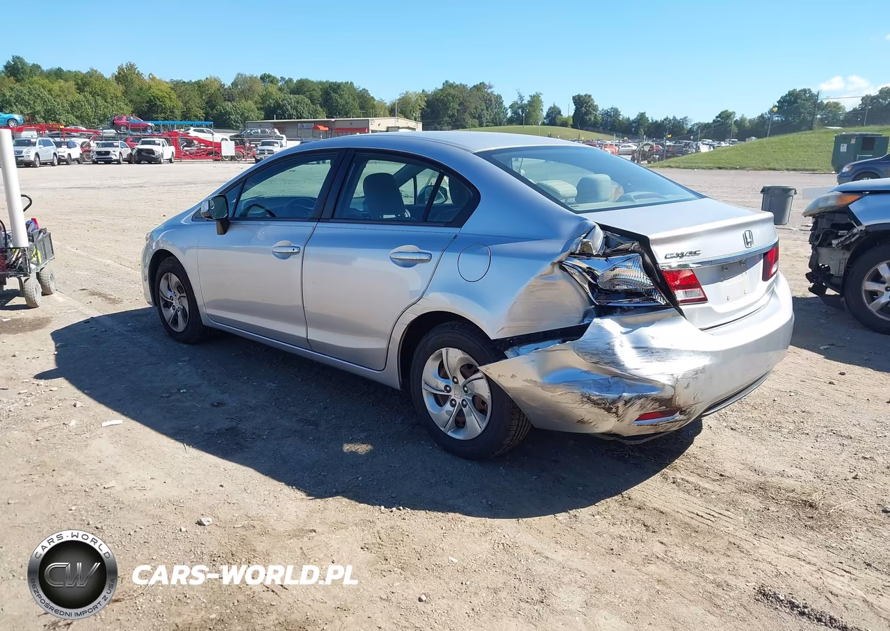 2013 Honda Civic Lx VIN:19XFB2F57DE026059 - 3