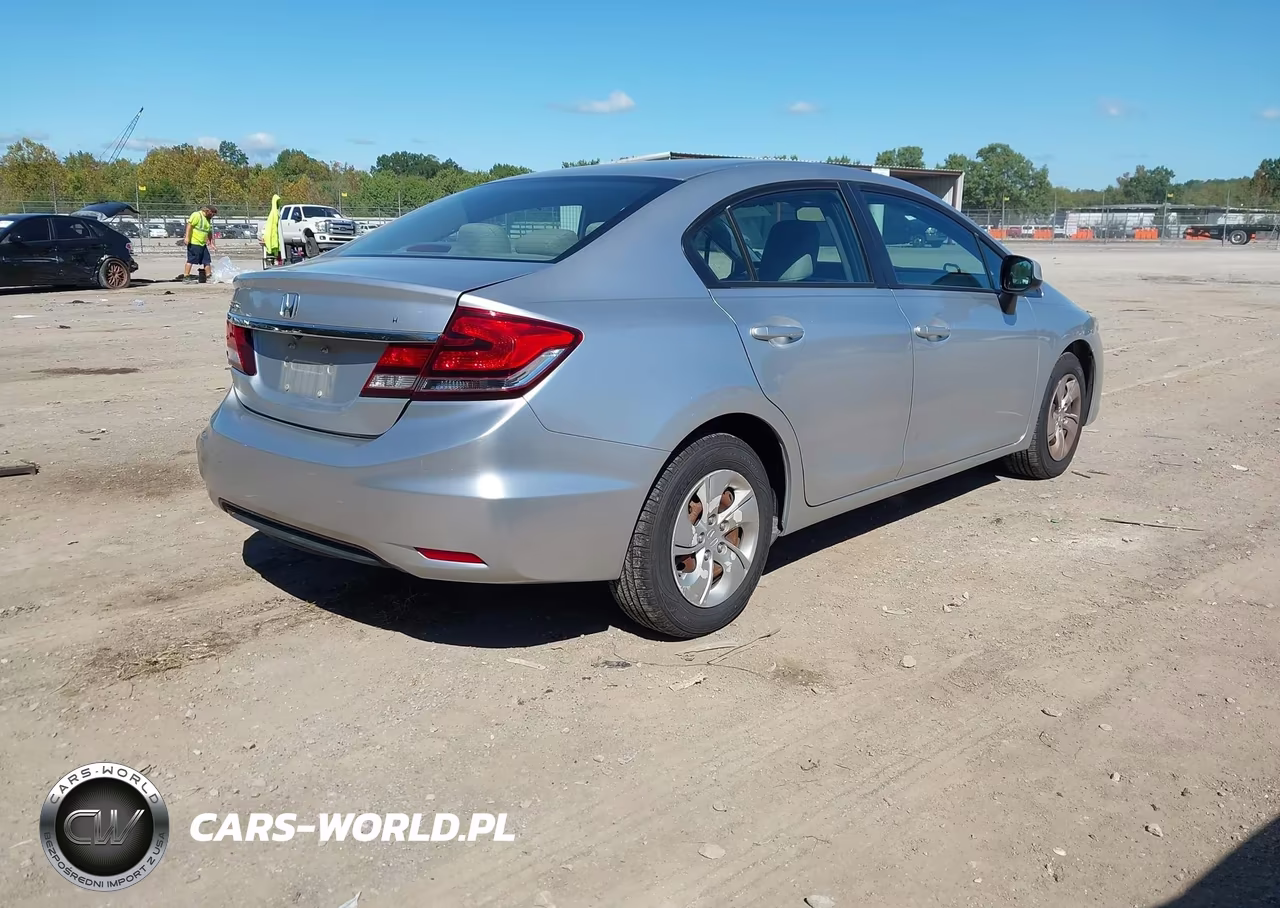 2013 Honda Civic Lx VIN:19XFB2F57DE026059 - 4