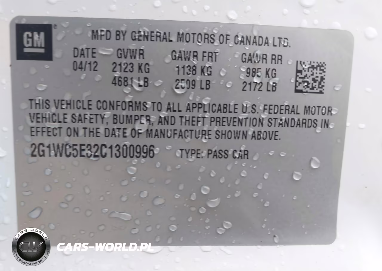 2012 Chevrolet Impala Ltz VIN:2G1WC5E32C1300996 - 9