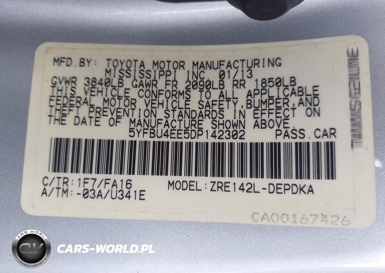 2013 Toyota Corolla L VIN:5YFBU4EE5DP142302 - 9