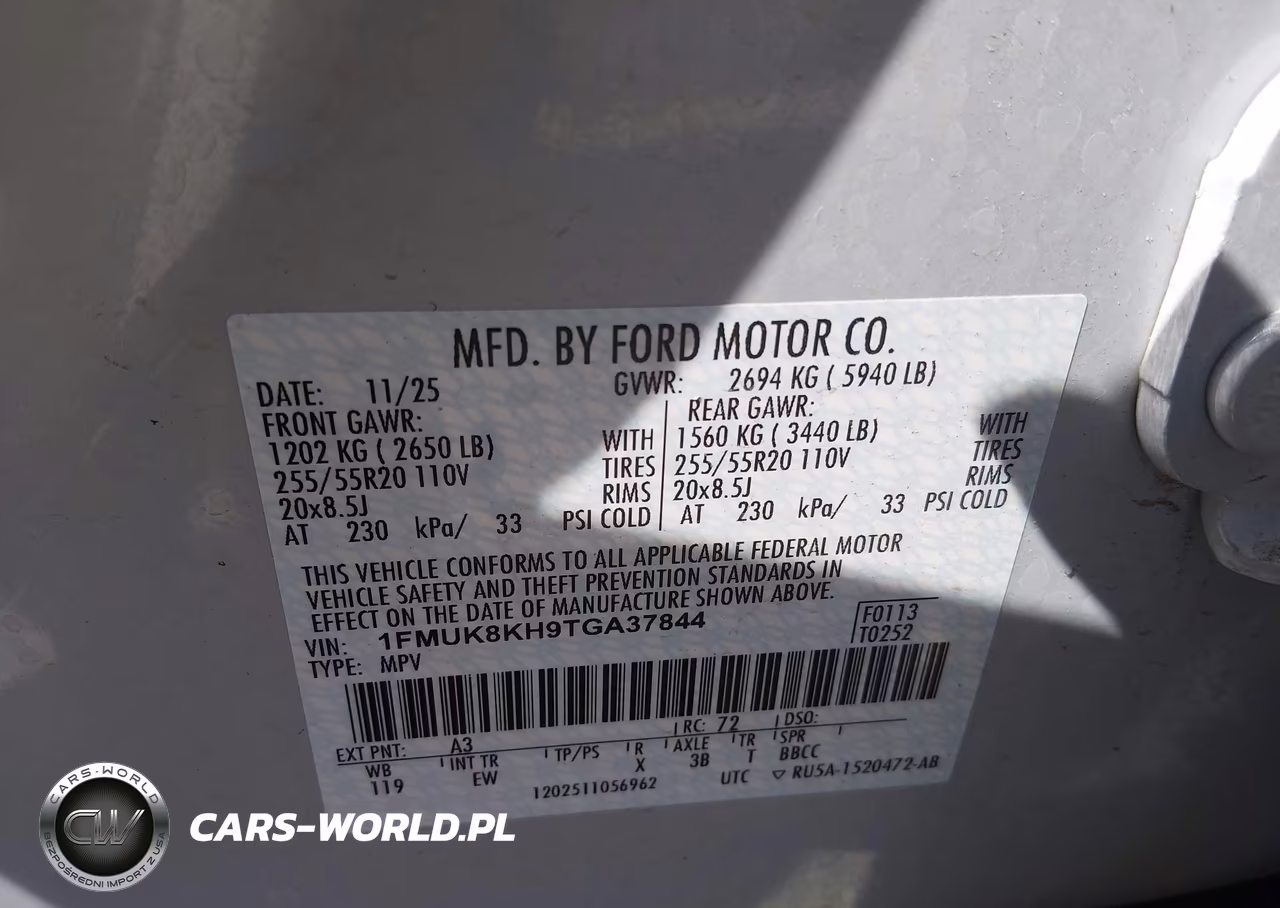 2026 Ford Explorer St-Line VIN:1FMUK8KH9TGA37844 - 9