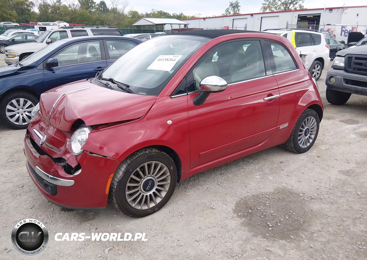 2012 Fiat 500C Lounge VIN:3C3CFFER2CT335228 - 2