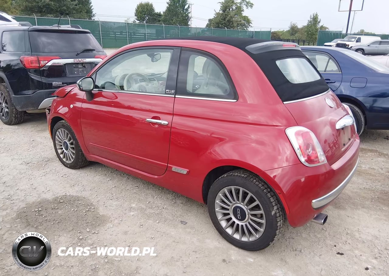 2012 Fiat 500C Lounge VIN:3C3CFFER2CT335228 - 3